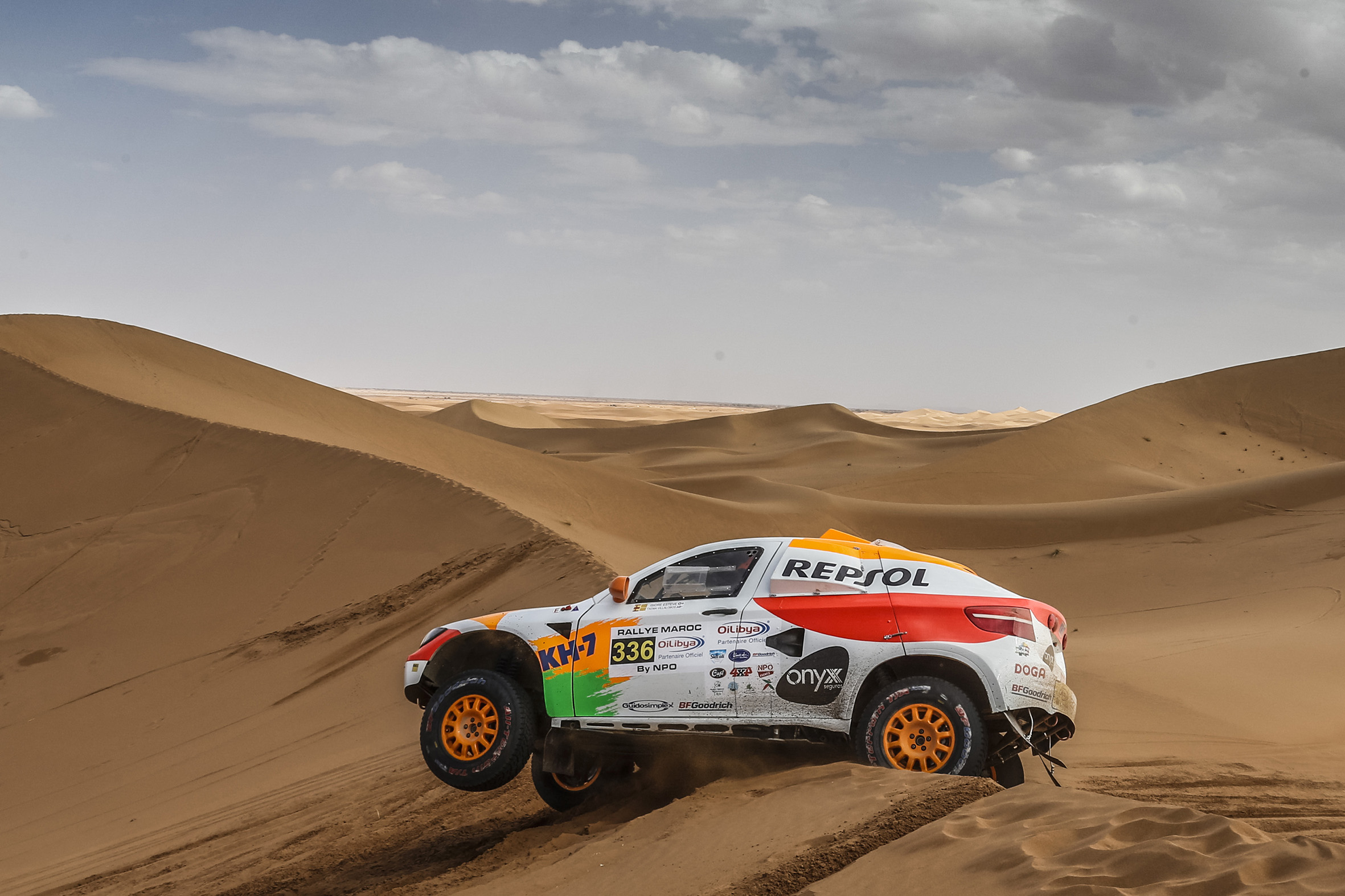 rally marruecos dunas