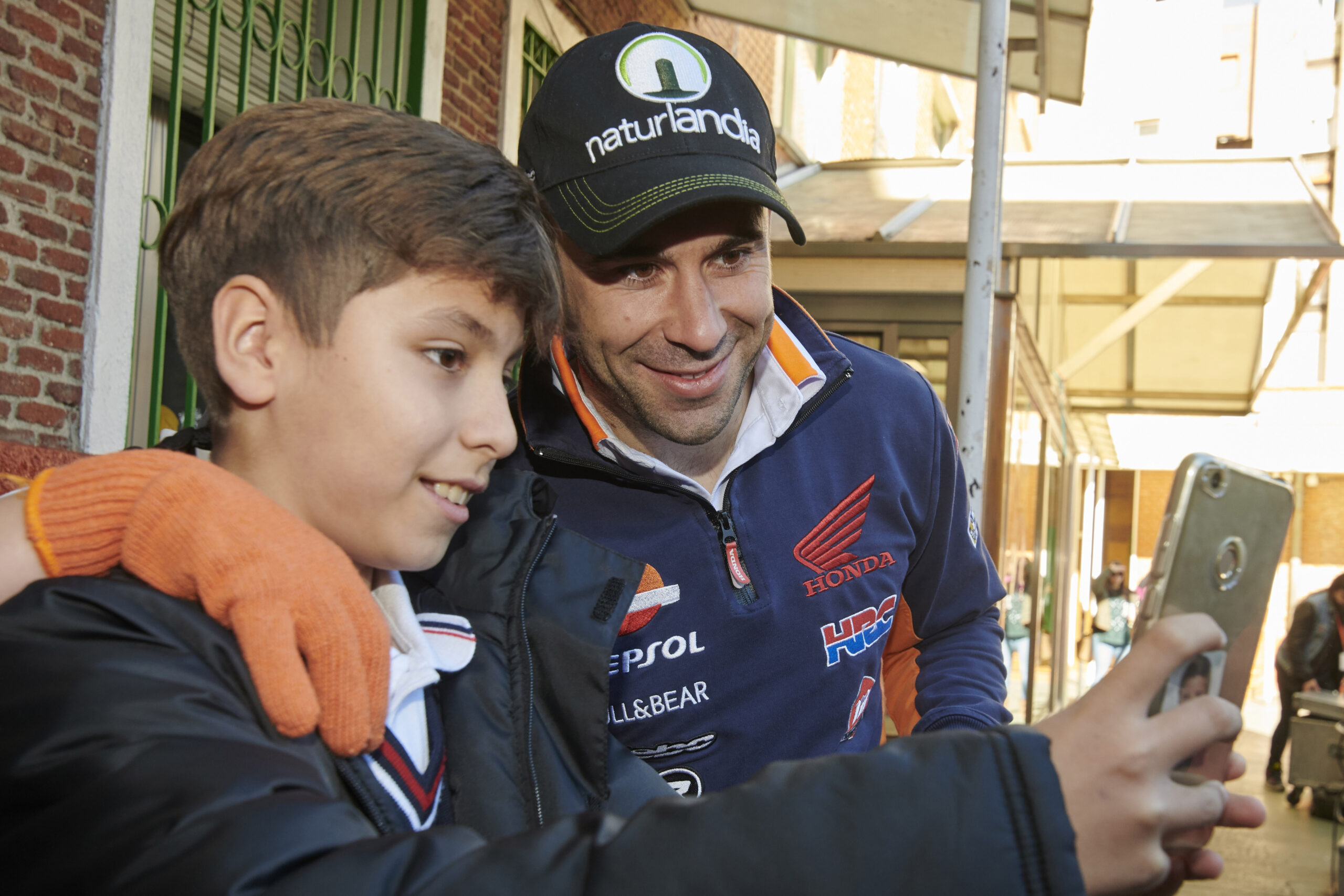 Visita pilotos REPSOL Colegio Sagrada Familia Marque, Pedrosa, Bou y Fujinami Madrid 16 de noviembre de 2017. MotoGP, MGP, mgp, motogp