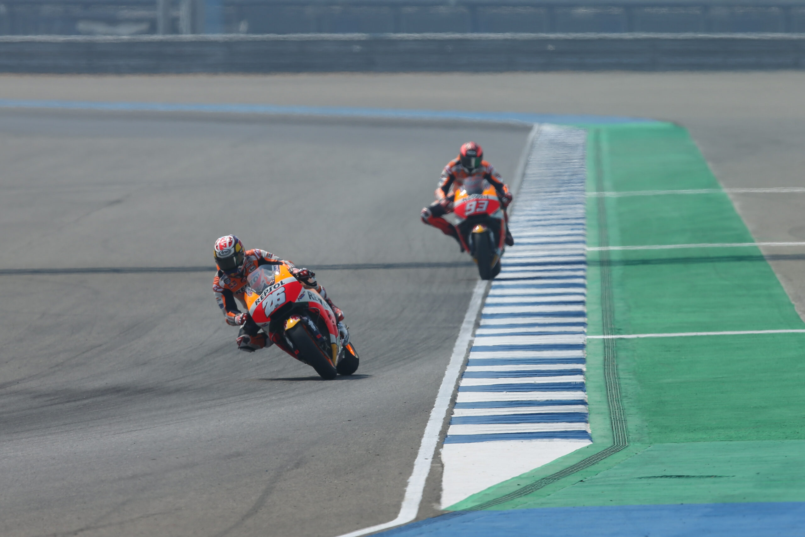 Marc y dani en test chang international circuit en thailandia
