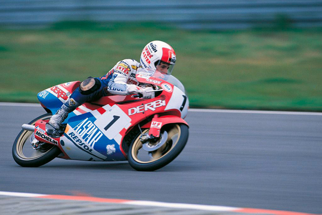 Jorge Martinez en moto Derbi