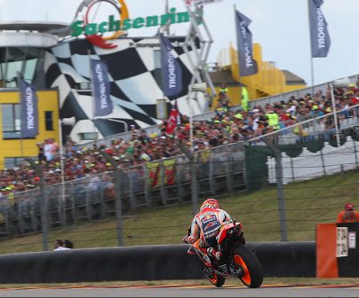 Marc Márquez en el GP de Alemania en 2018