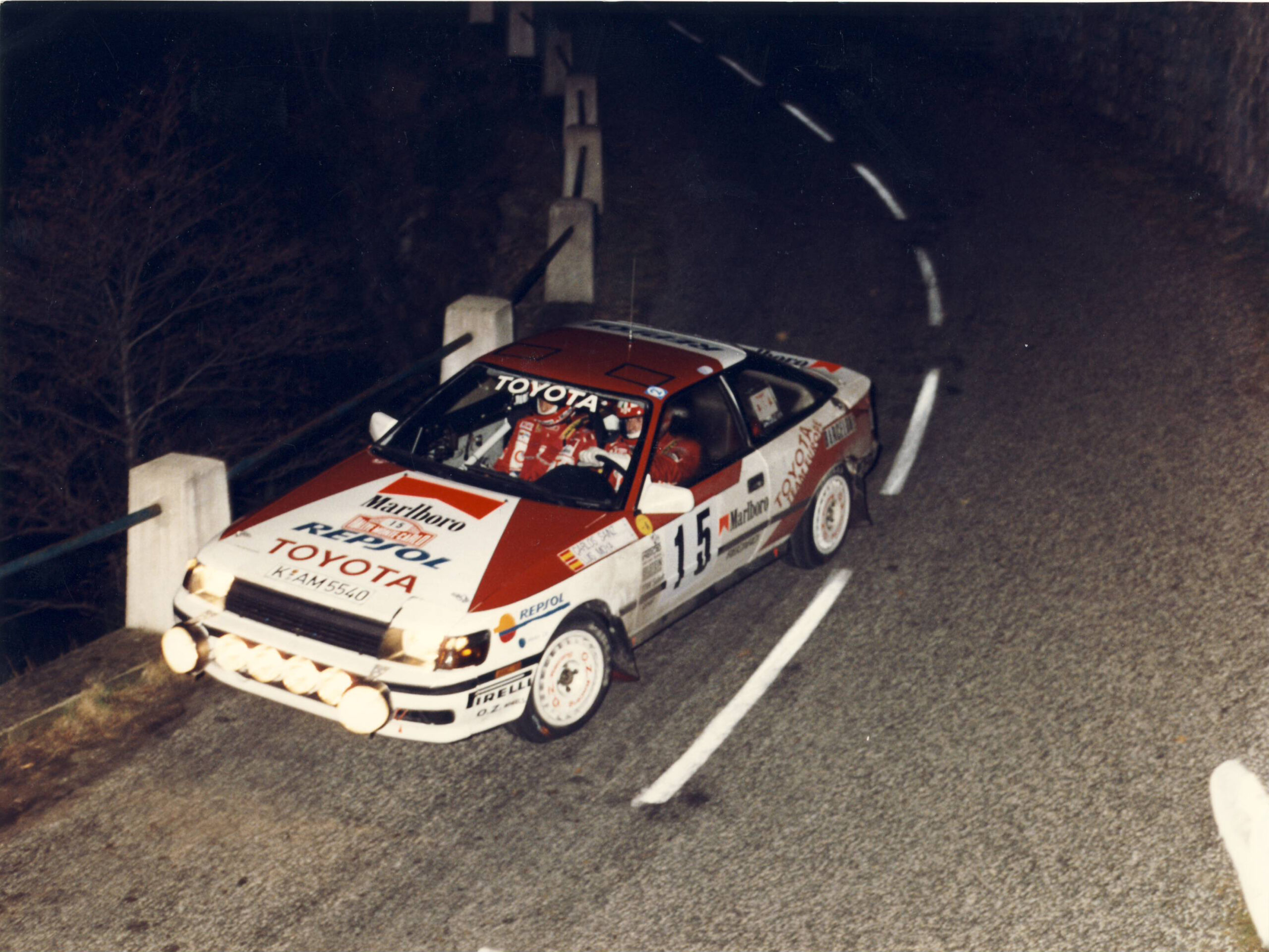 Carlos Sainz en el Rally de Montecarlo