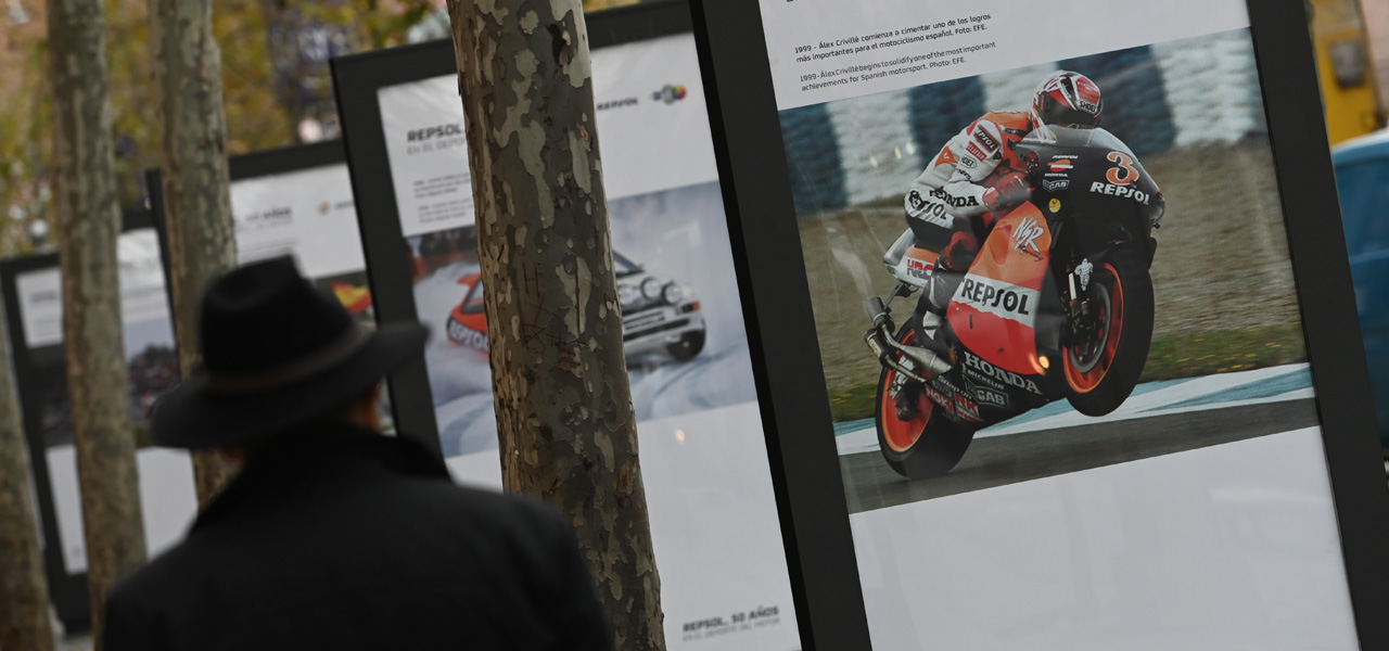 Exposición Repsol en las calles de Madrid