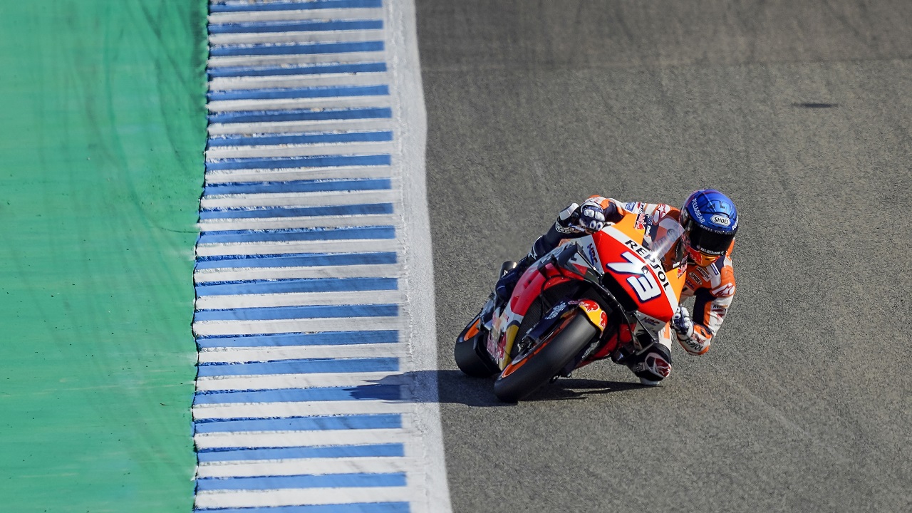 Álex Márquez rodando en pista