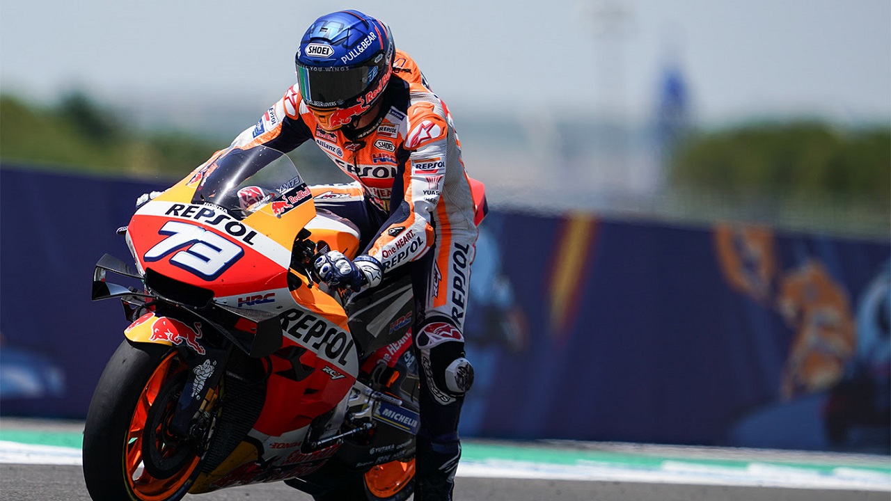 Álex Márquez en pista