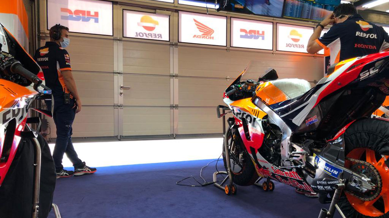 Box Repsol en el circuito Red Bull Ring GP de Estiria ¿sabes cómo ver gratis el GP de Estiria?