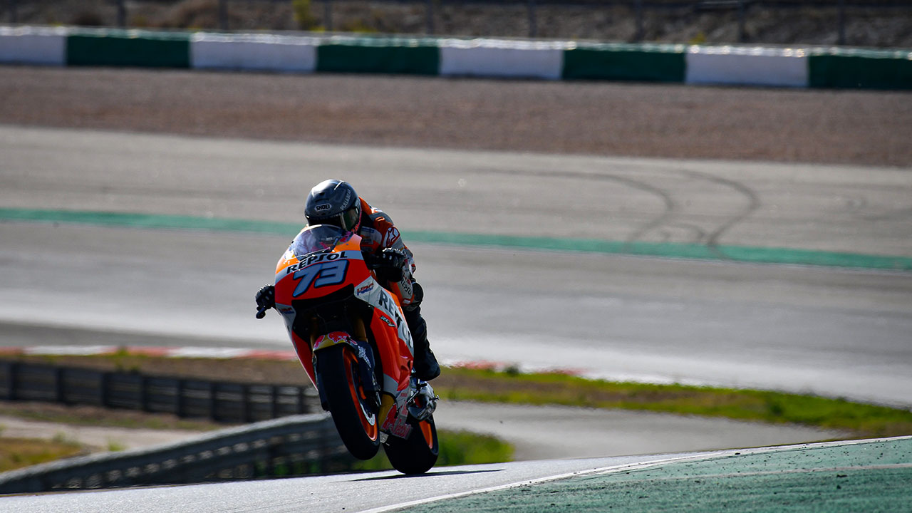 Álex Márquez en el test de MotoGP en Portimao