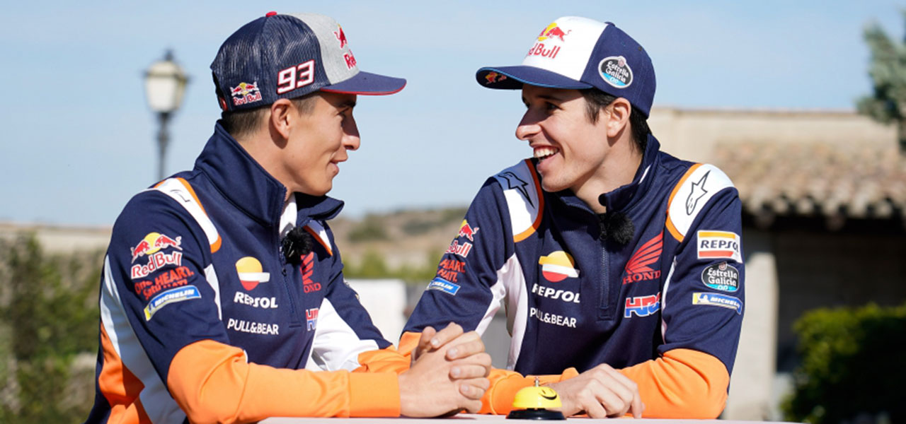 Los hermanos Márquez mirándose en un nuevo reto