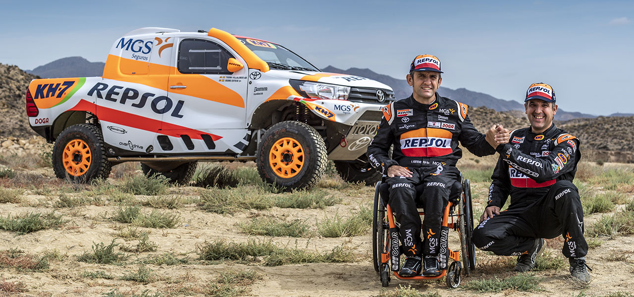 Isidre Esteve preparado para el Dakar 2021