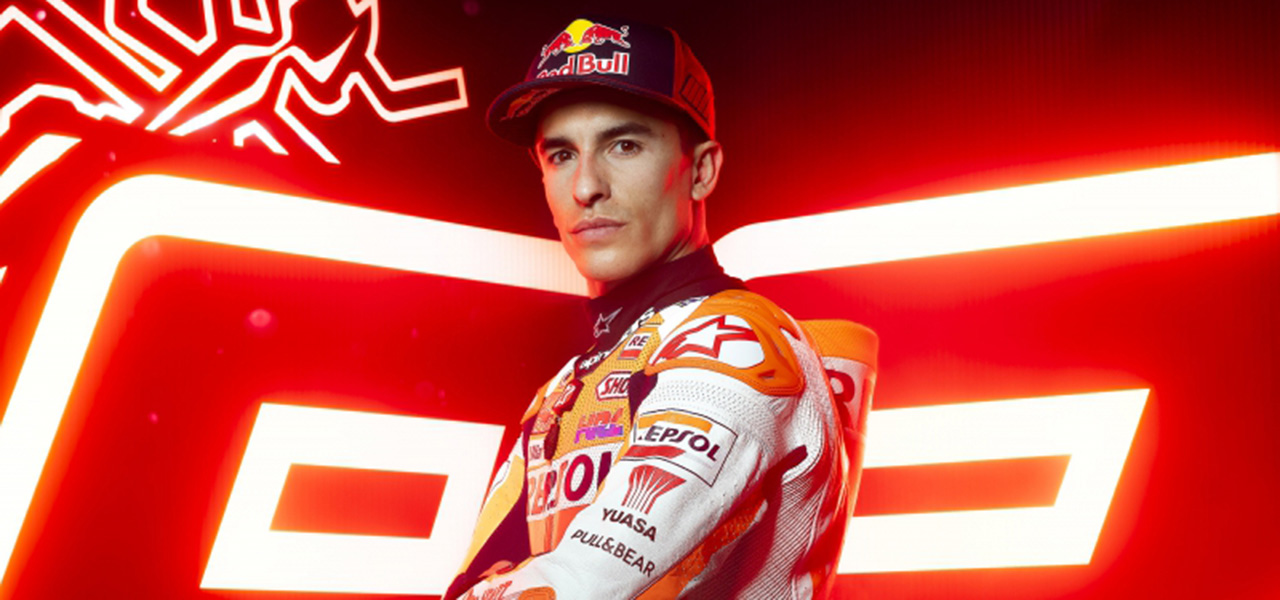 Marc Márquez posando