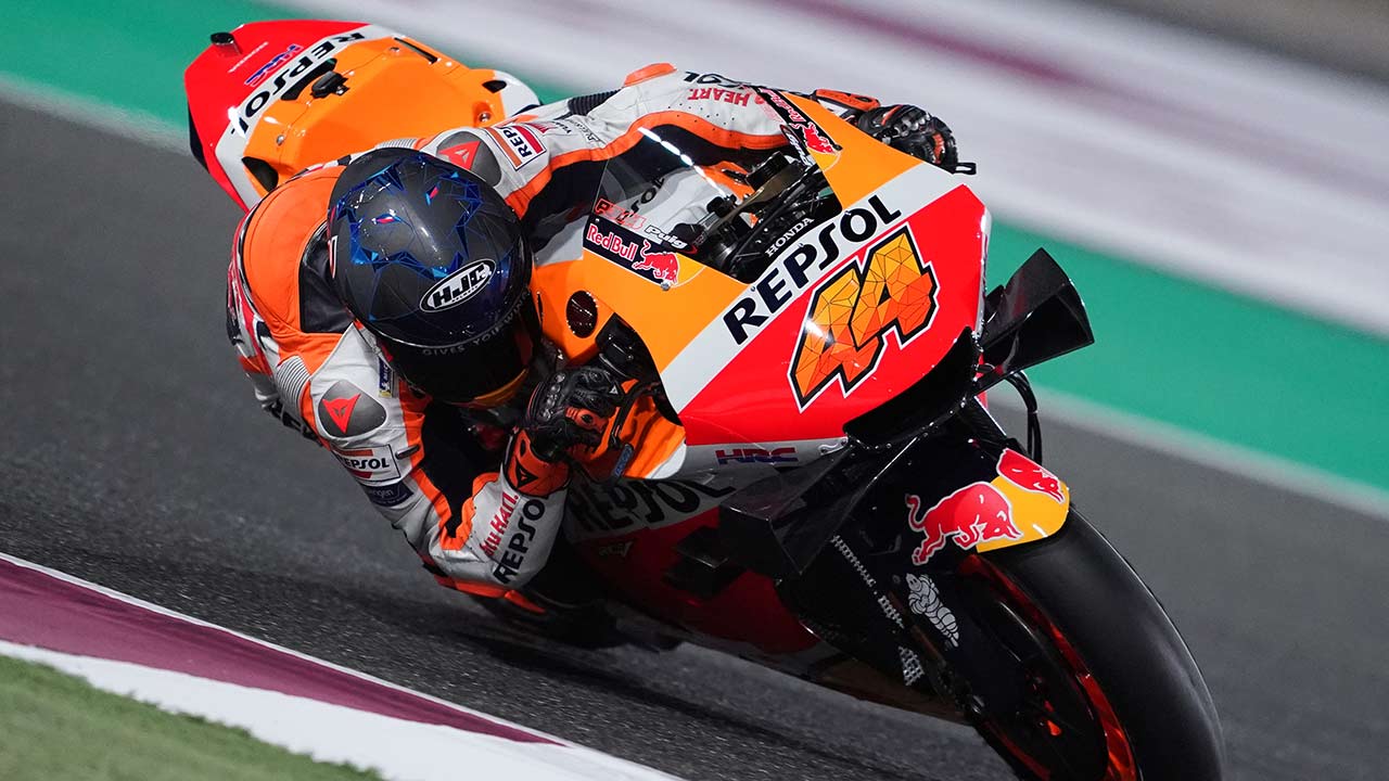 Pol Espargaró en pista en los Test de Catar 2021