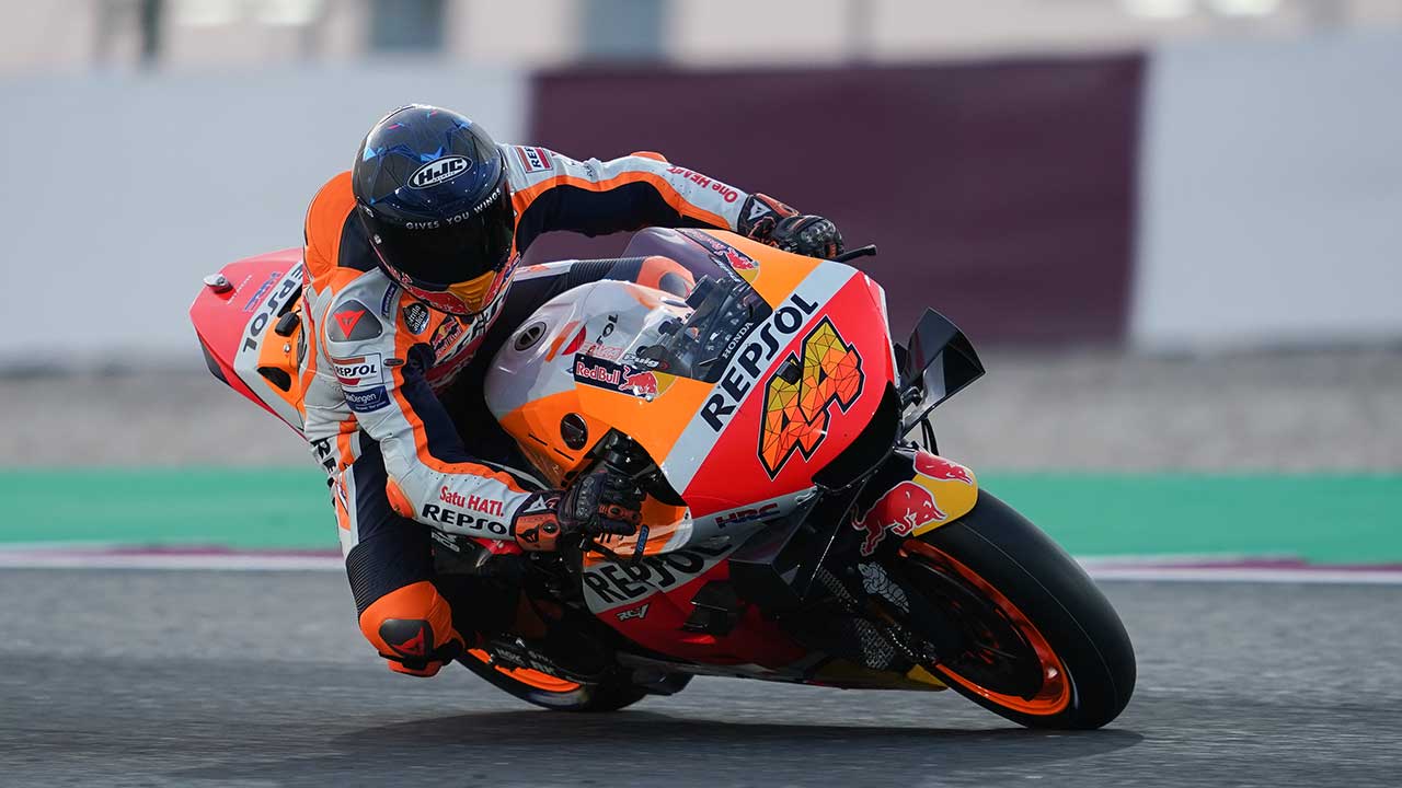 Pol Espargaró en pista en los Test de Catar 2021