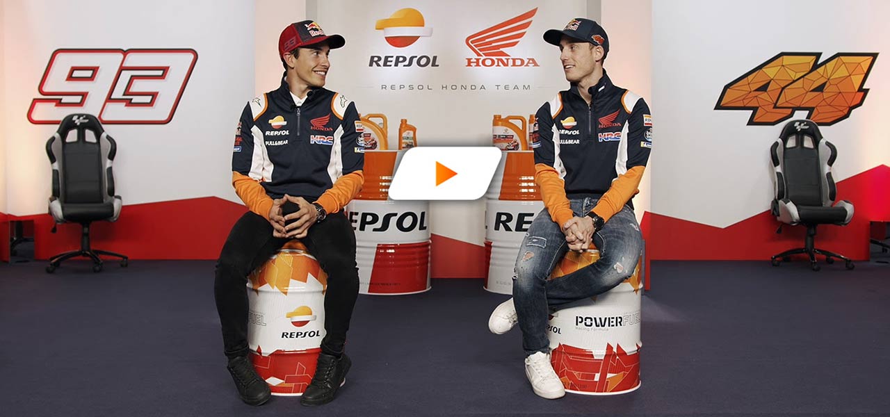Marc Márquez y Pol Espargaró en una entrevista