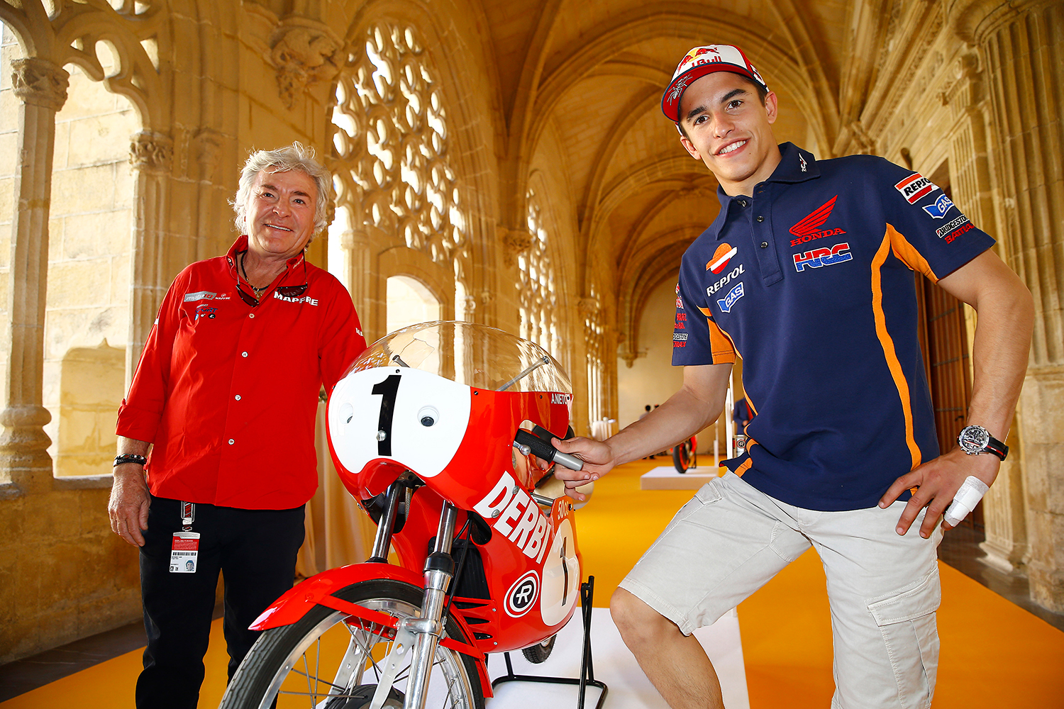 Ángel Nieto y Marc Márquez