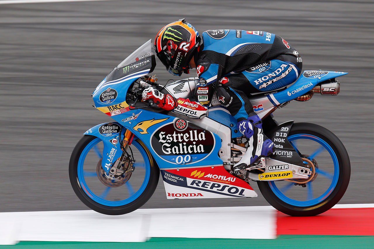 Arón Canet en acción