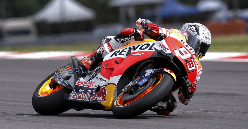 Marc Márquez rodando