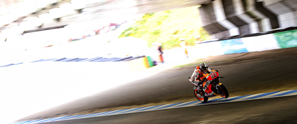 marc márquez as champion in motegui 2016