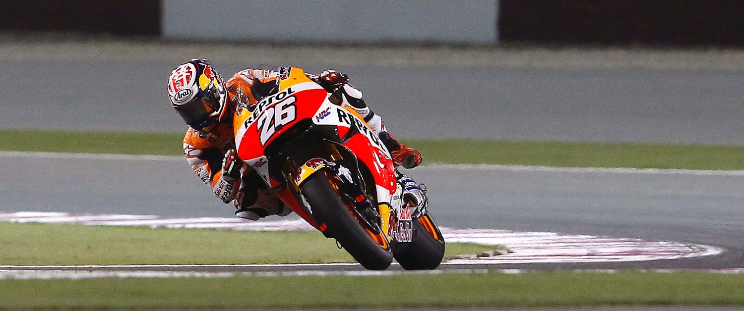 Dani Pedrosa in action at Catar 2016