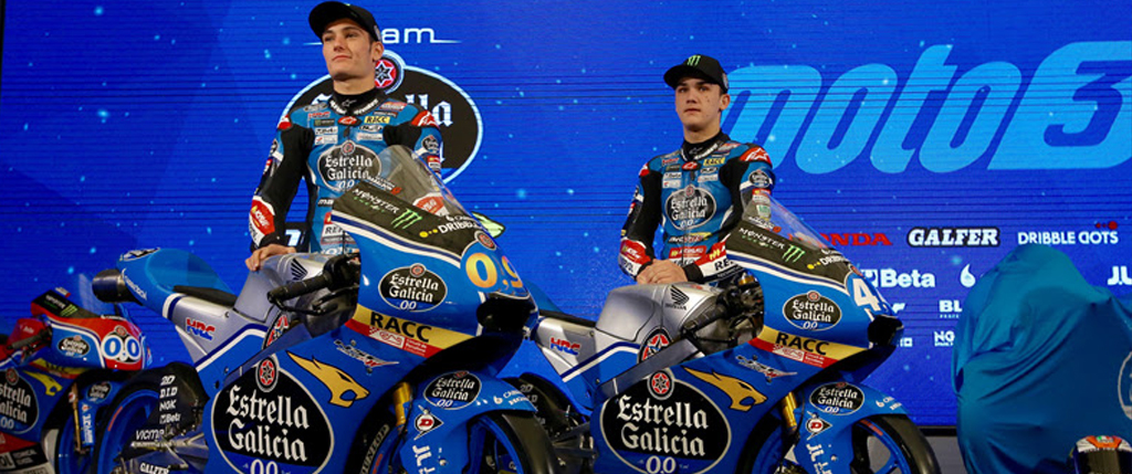 Jorge Navarro and Arón Canet posing