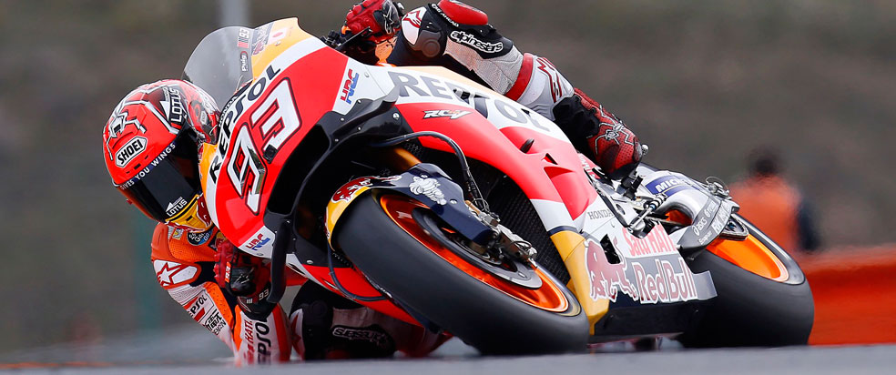 Marc Márquez en acción
