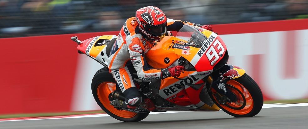 Marc Márquez in action