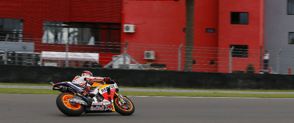 Marc Márquez riding in Argentina