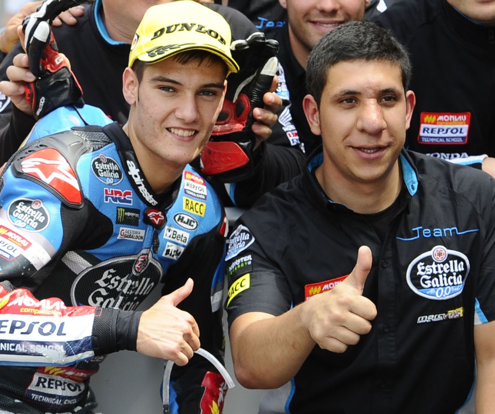 Jorge Navarro con Antonio Multo