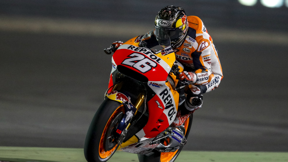 Dani Pedrosa in action