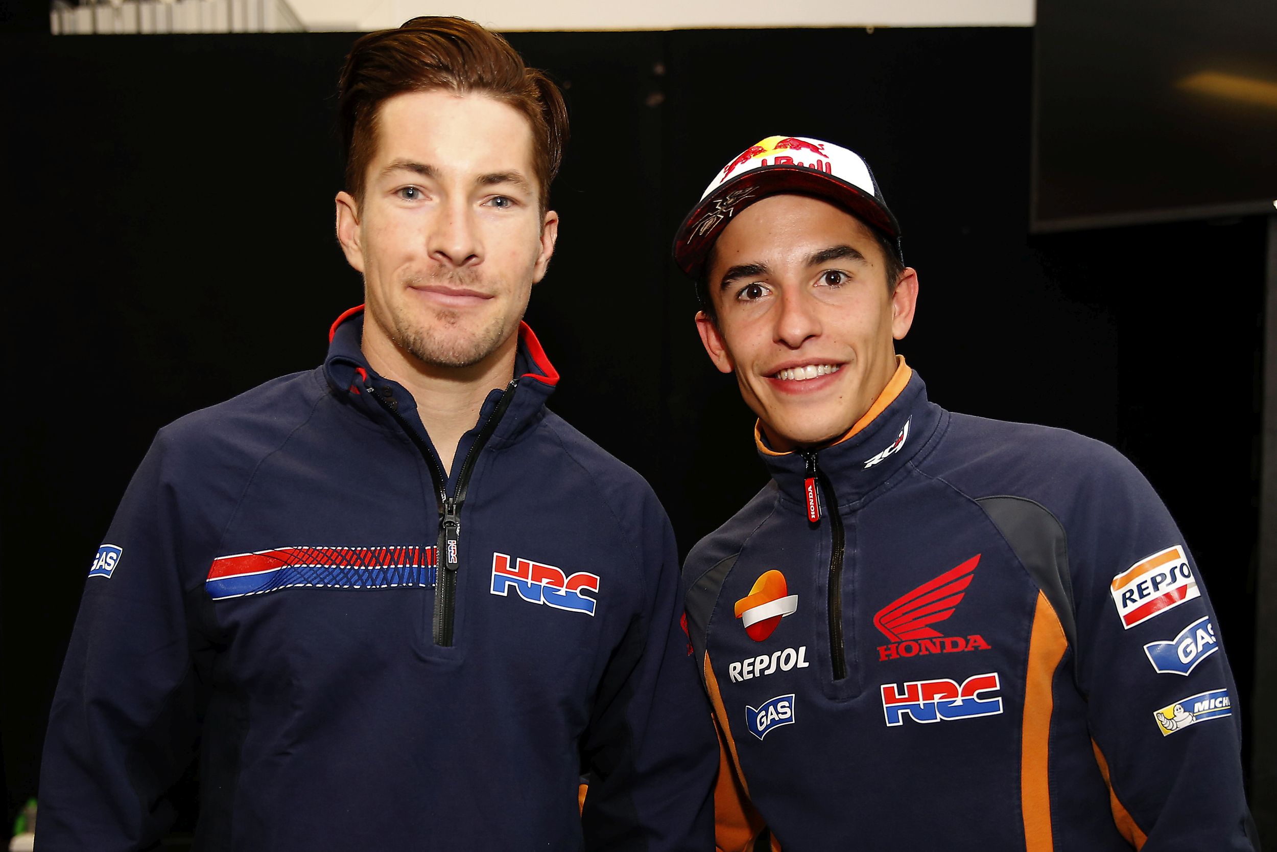 Nicky Hayden con Marc Márquez