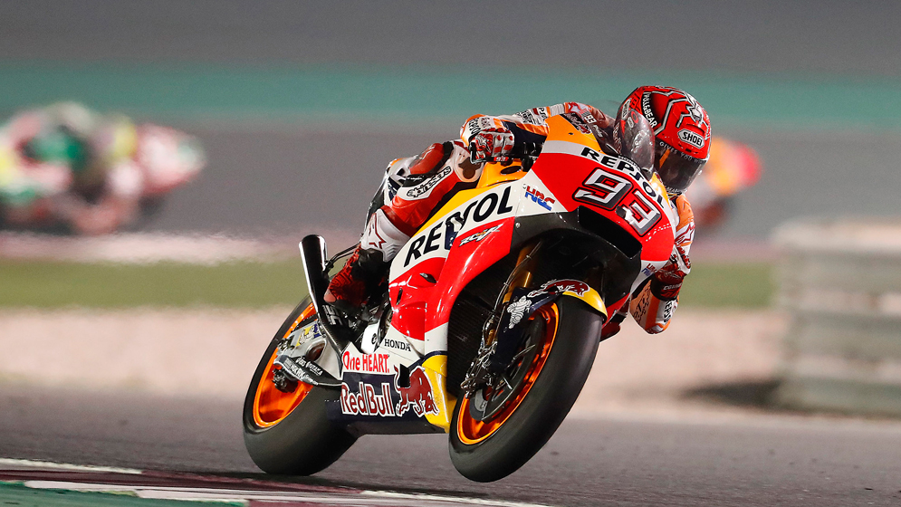 Marc Márquez in action
