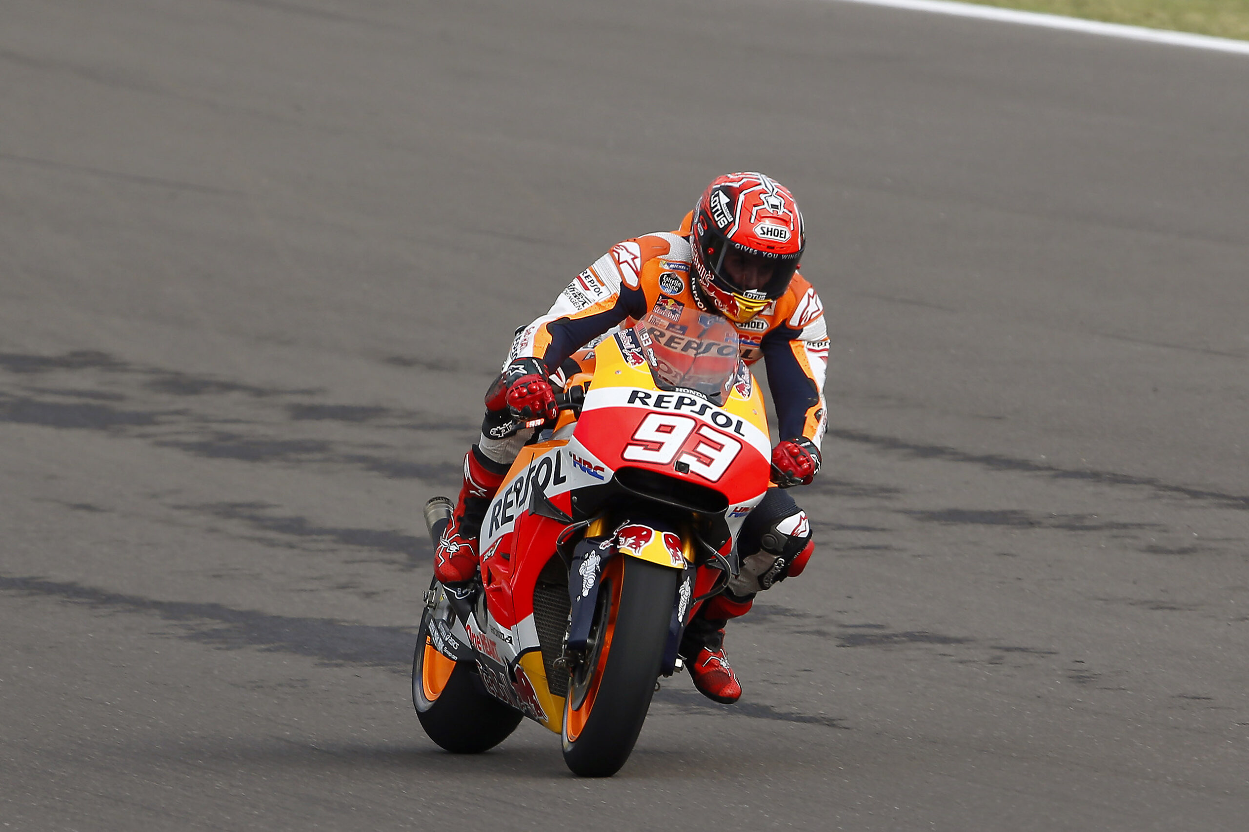 Marc Márquez en acción