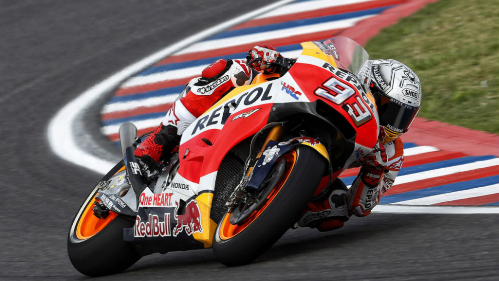 Marc Márquez in action