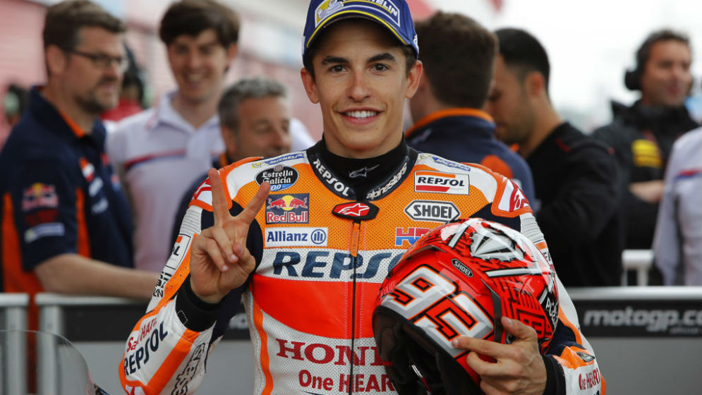 Marc Márquez smiling