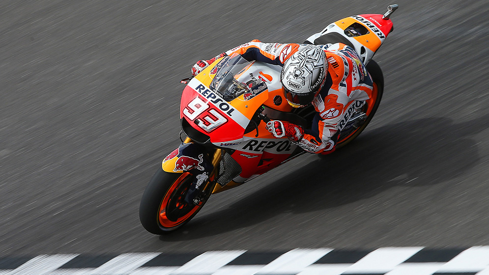 Marc Márquez in action