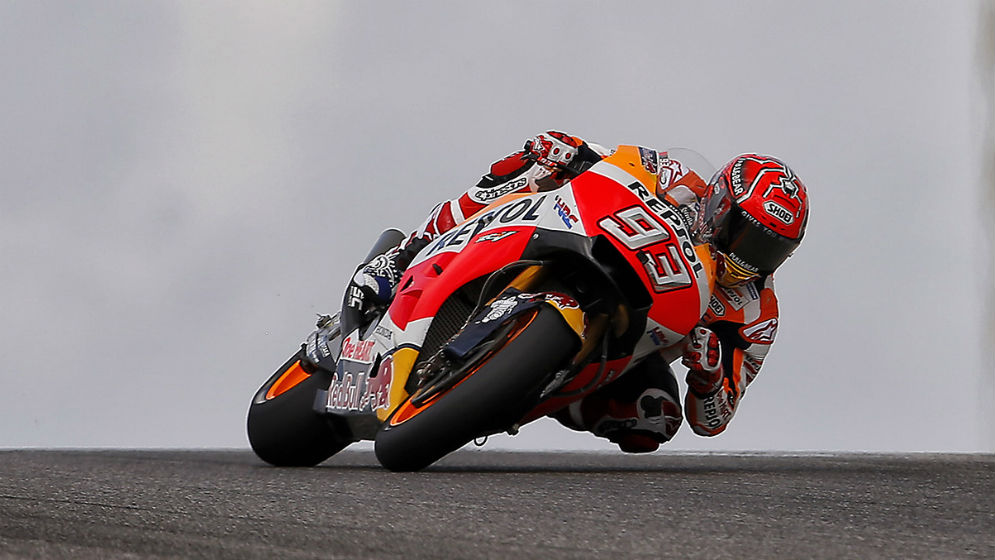 Marc Márquez riding in Austin