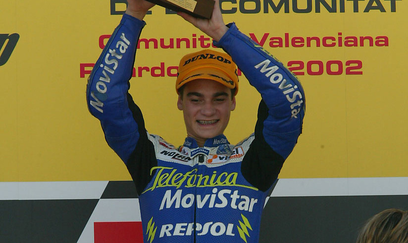 Dani Pedrosa podio 125cc