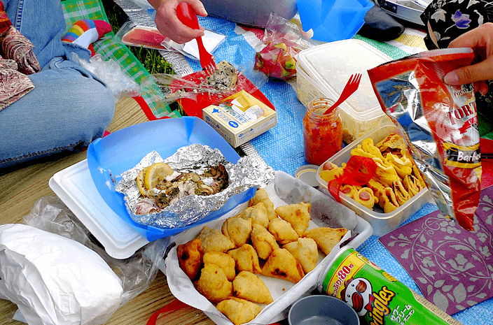 Picnioc en las carrerras.
