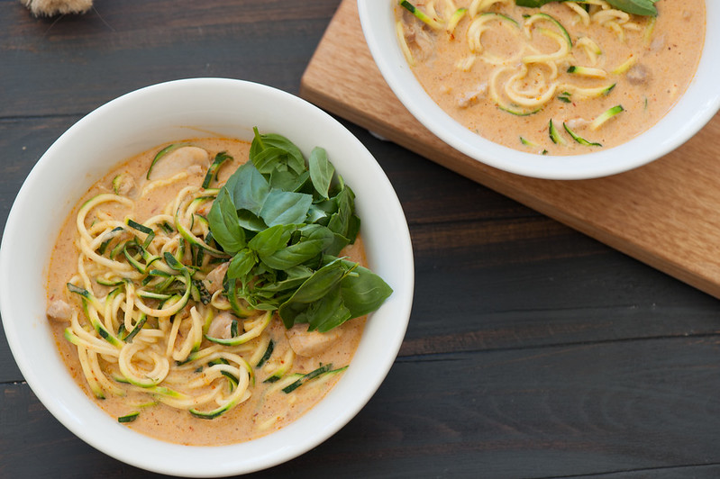 Zucchini Noodle Laksa