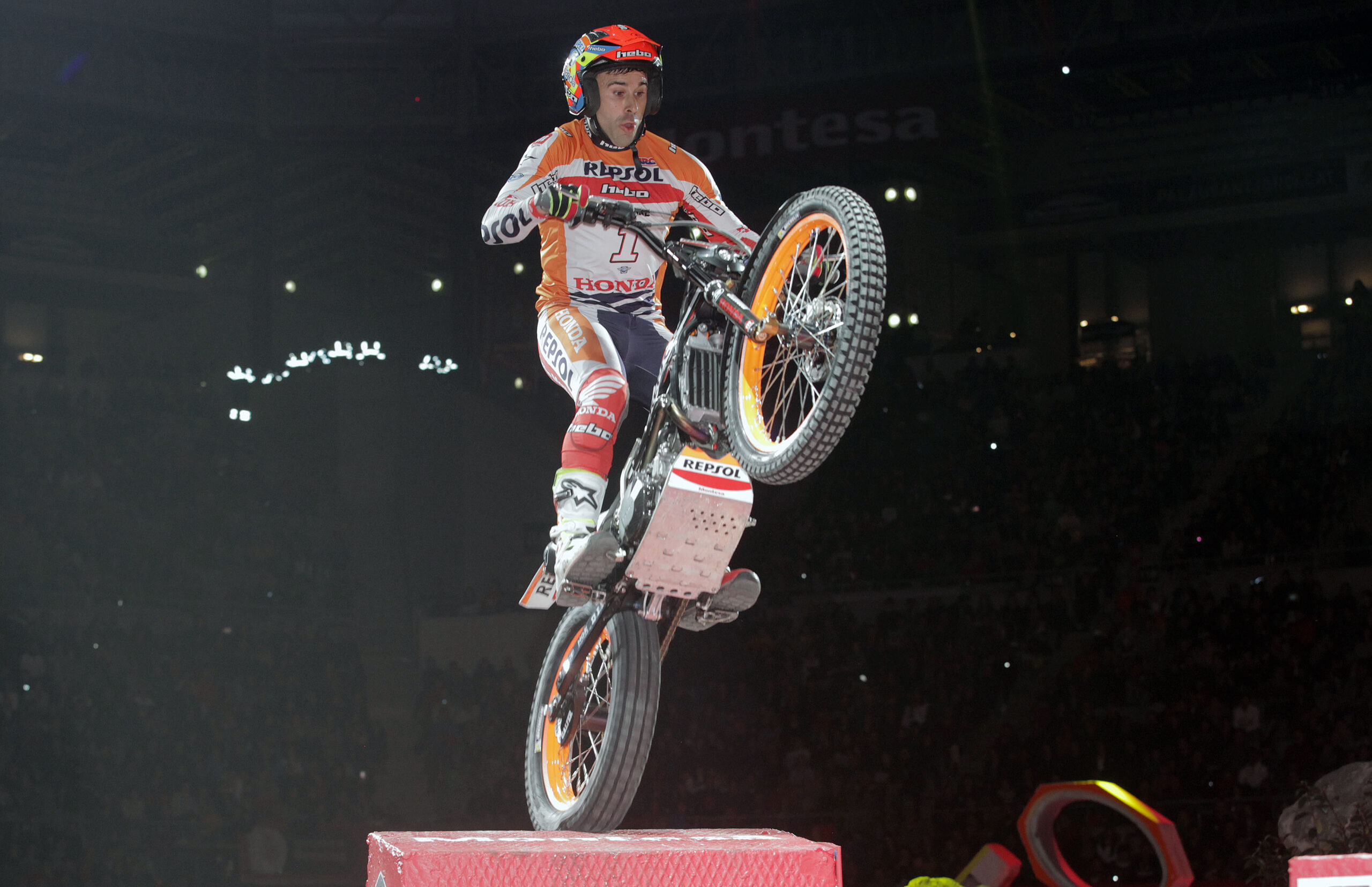 Toni Bou in action during the 2018 Barcelona X-Trial