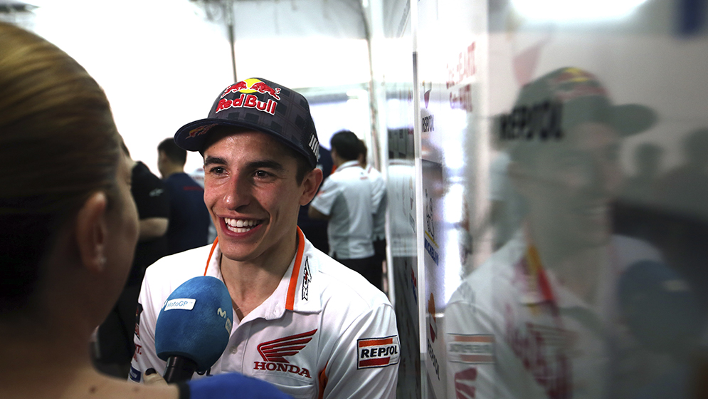 Marc Márquez entrevistado
