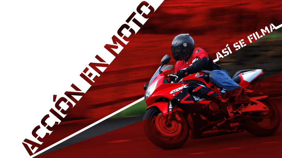 Motorista con CBR rodando