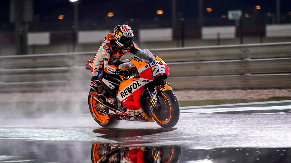 Dani Pedrosa en el de test Catar 2018 día 3