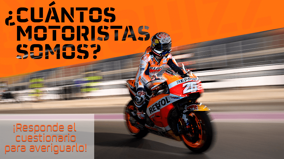 Dani Pedrosa rodando en Losail con efecto de velocidad