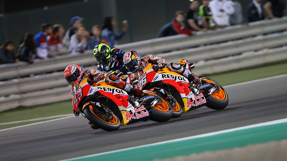 Marc Márquez y Dani Pedrosa en Termas de Río Hondo