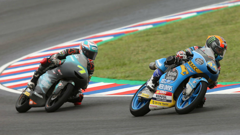Pilotos de Moto3 en el GP de Argentina
