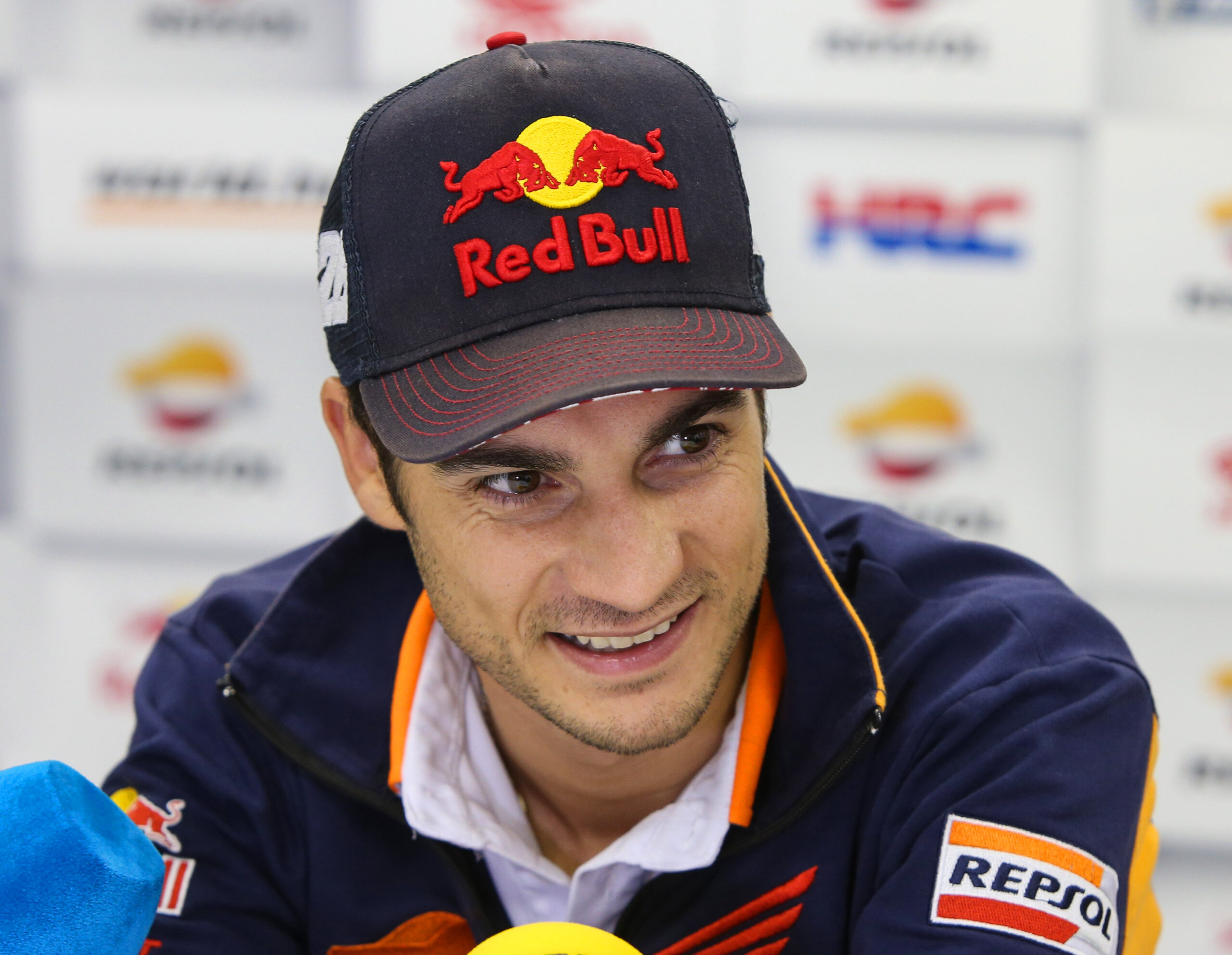 Dani Pedrosa en rueda de prensa