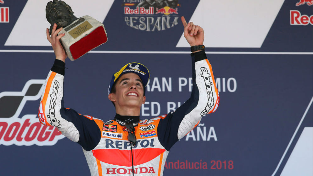 Marc Márquez en Jerez 2018