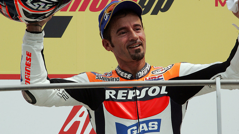 Max Biaggi en el Podio