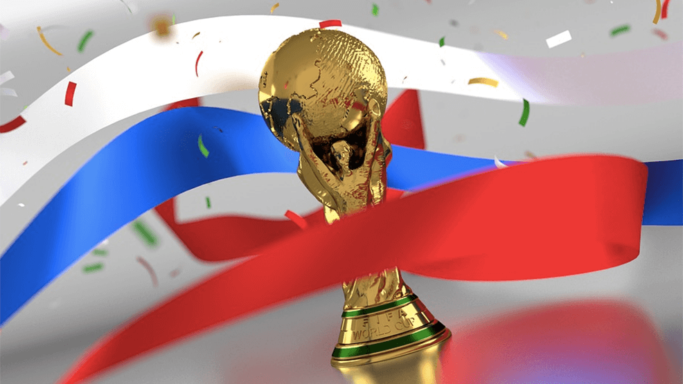 Trofeo del mundial de Rusia de fútbol
