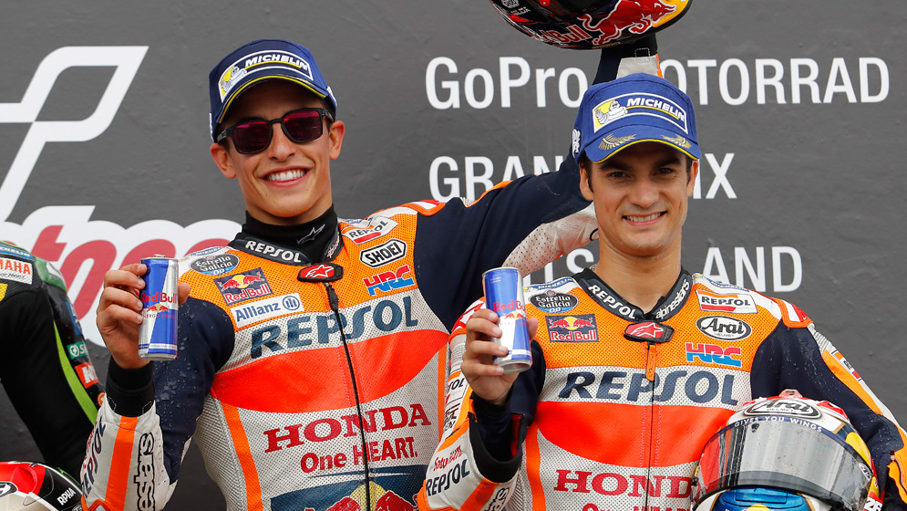 Marc Márquez y Dani pedrosa circuito talismán